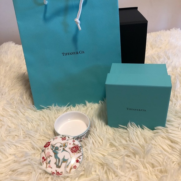 Tiffany & Co. Porcelain Jewelry Box (Free Dior Lip Glow & Mystery item) - Picture 6 of 14
